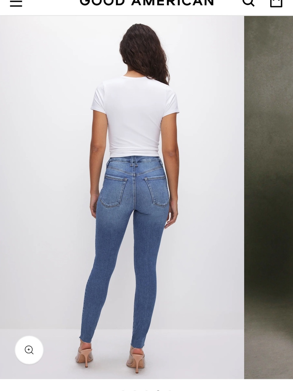 Good American Indigo Skinny Jeans - Picture 2 of 10